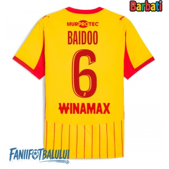 RC Lens Samson Baidoo #6 Tricou Fotbal Replică 2025-26 Barbati Acasa